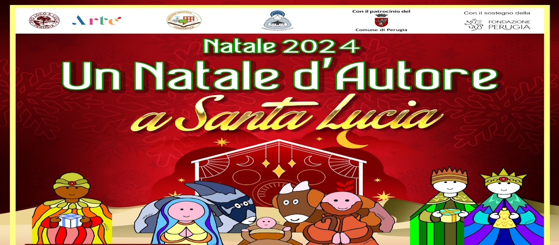 playbill An Author's Christmas in Santa Lucia 2024 - Perugia